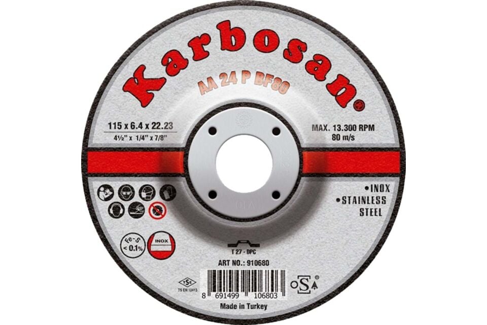Karbosan 115x6,4x22 İnox Flex 910680