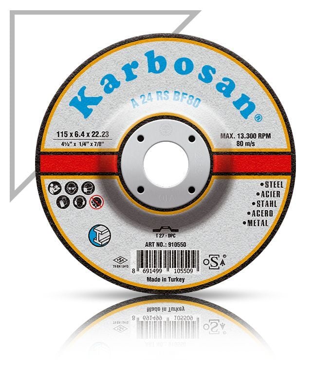 Karbosan 125x6.4x22 Inox Taşlama Taşı(910690)