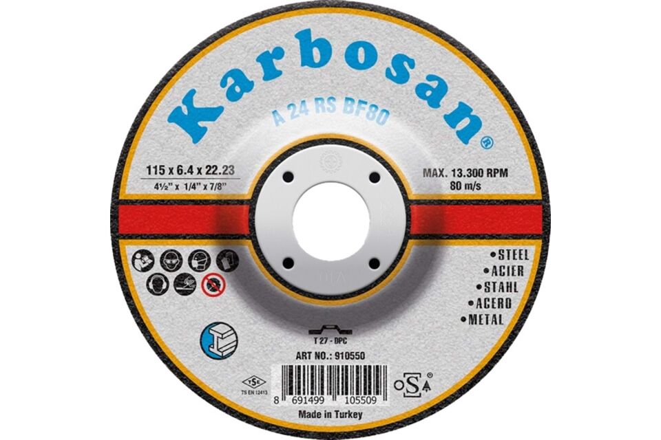 Karbosan 125x6,4x22 Nk Flex 910560 (25 adet)