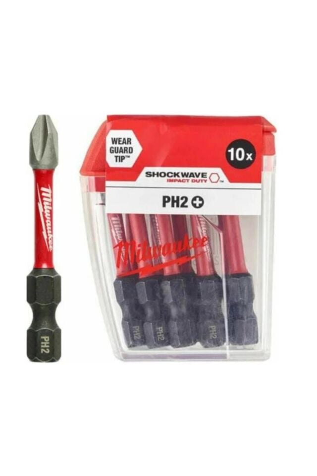 Shockwave Bits Uç Ph2 50Mm 10lu Paket