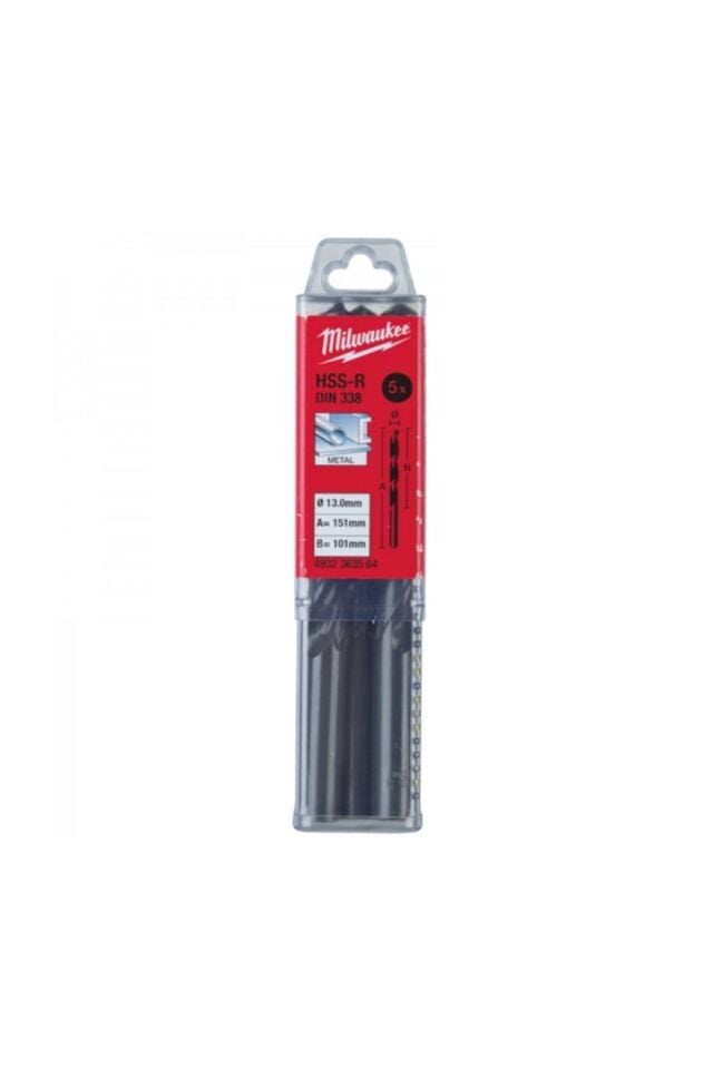 Hss-r Metal Matkap Ucu (5Lİ PAKET) 11.5x142mm T4932363549