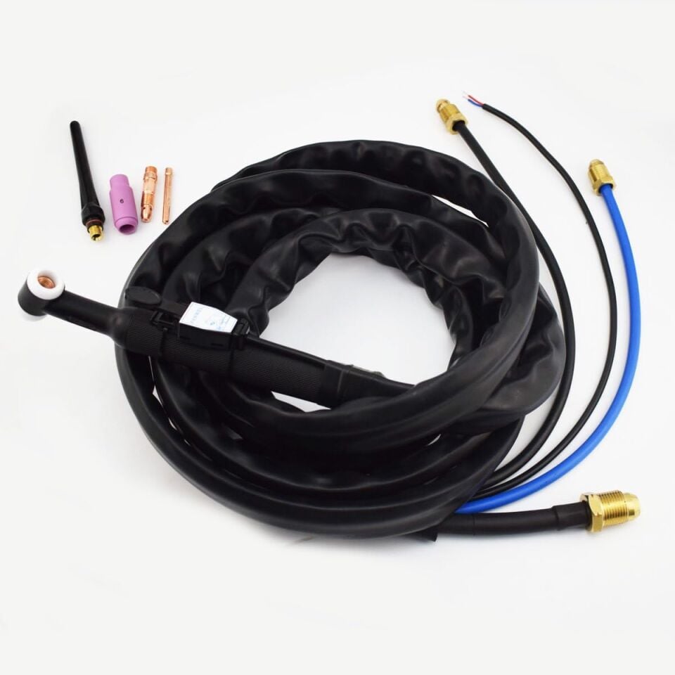 MT Weld T WP-18F Su Soğutmalı 350 Amp TIG Kaynak Torcu Komple 4 Metre (3,8 m)