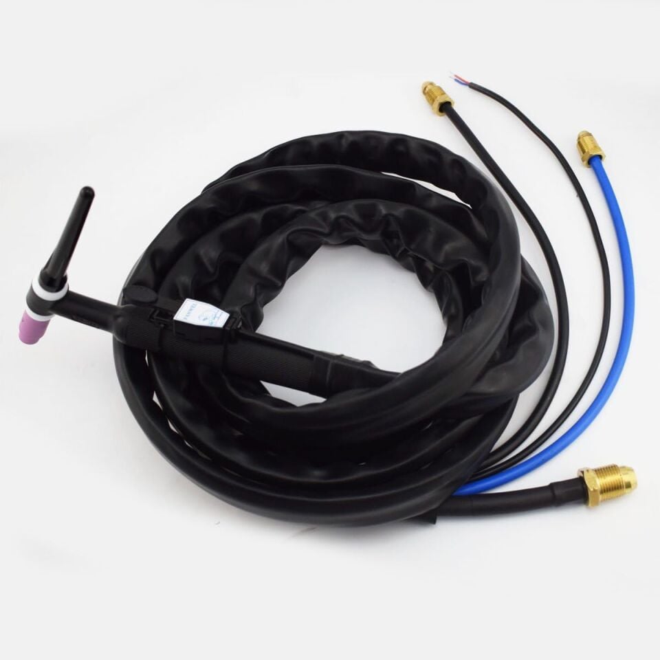 MT Weld T WP-18F Su Soğutmalı 350 Amp TIG Kaynak Torcu Komple 4 Metre (3,8 m)