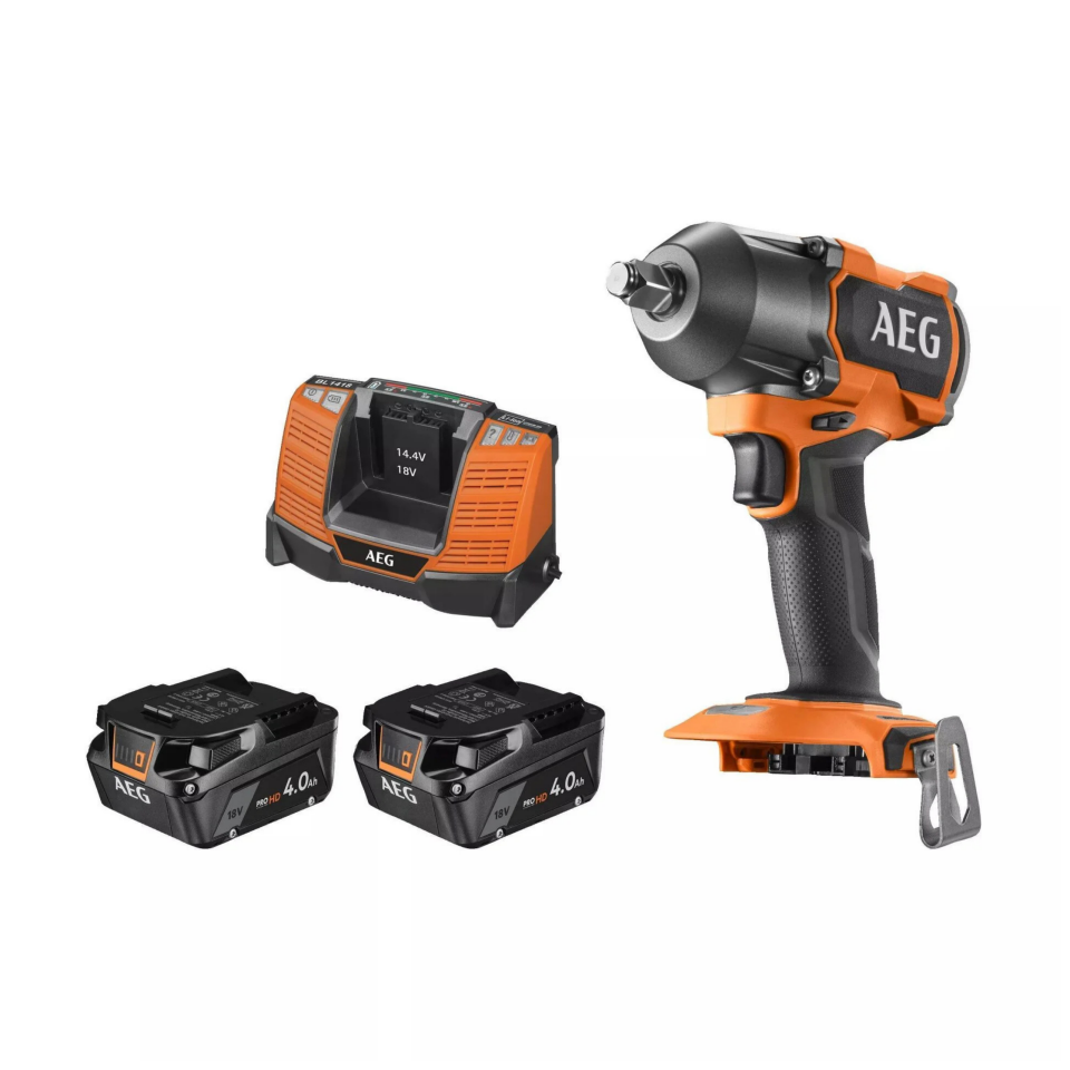 AEG BSS 18MTF12BL-402C 18V 4.0AH Akülü Darbeli Somun Sıkma